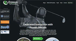 Desktop Screenshot of eismangolfacademy.com